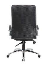 Boss Executive Caressoftplus Vinyl Chair with Metal Chrome Finish, Black (B9471-BK) Each