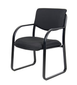 Boss Black Fabric Guest Chair (B9521-BK) Each