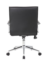 Boss Black Vinyl Hospitality Chair (B9533C-BK) Each