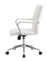 Boss White Vinyl Hospitality Chair (B9533C-WT) Each