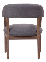 Boss Modern Captain's Guest, Accent or Dining Chair in Slate Grade Commercial Grade Linen (B9540DW-SG) Each