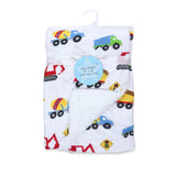Arkwright Home® Baby Blanket 30x40 Mink/Sherpa Assorted, 24/Case (BABYBLANKET-ASST-CS) Case of 24