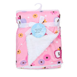 Arkwright Home® Baby Blanket 30x40 Mink/Sherpa Assorted, 24/Case (BABYBLANKET-ASST-CS) Case of 24