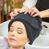 Hospeco® Cotton Salon Towel 16x28 Charcoal, 12/Pack (HOSBB-1628-3CHA) Pack of 12