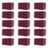Hospeco® Cotton Jr. Salon Towel 16x27 Burgundy, 12/Pack (BBJ-1627-2.5BUR) Pack of 12