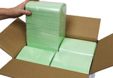 Adenna® Patient Bibs/Lap Cloths, 3-Ply, 18"x13", 125/Bag, 4 Bags/Case, Green (HOSBIB743G) Case of 500