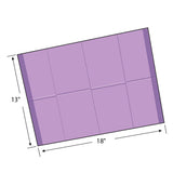 Adenna® Patient Bibs/Lap Cloths, 3-Ply, 18"x13", 125/Bag, 4 Bags/Case, Violet (HOSBIB745V) Case of 500
