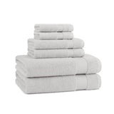 Arkwright Home® Host & Home 6pc Bath Towel Set Light Grey, 6/Case Sets (BSET-HH-LGY-CS) Case of 6 Sets