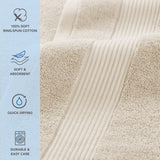 Arkwright Home® Host & Home Washcloth 13x13 Ivory, Case of 60 (HHWC-1313-IV-CS) Case of 60