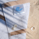 Hospeco® Las Rayas Beach Towel 30x60 Beige, 24/Case (HOSBT-HS3060-15BG-CS) Case of 24