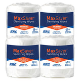 ERC Wiping Products MaxSaver Sanitizing Wipes, 2000/Roll, Case of 4 Rolls (HOSBW8000) Case of 4 Rolls