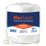 ERC Wiping Products MaxSaver Sanitizing Wipes, 2000/Roll, Case of 4 Rolls (HOSBW8000) Case of 4 Rolls