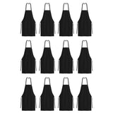 Hospeco® Mariposa Bib Apron 33x30 Black, Case of 48 (HOSAPRN-B-SPUN-CS) Case of 48
