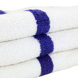 Hospeco® Power Gym Hand Towel 16x27 Blue Stripe, 120/Case (HOSPWR-1627-3BCS-CS) Case of 120