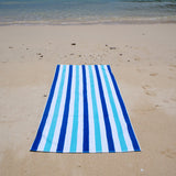 Hospeco® Cabo Cabana Beach Towel 30x70 Navy/Blue, 4/Pack (CABOCABANA-NV/BL) Pack of 4