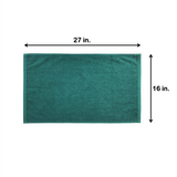 Hospeco® Cotton Jr. Salon Towel 16x27 Hunter Green, 180/Case (HOSBBJ-1627-2-5HUN-CS) Case of 180