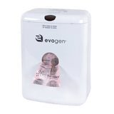 Hospeco® Evogen® No-Touch Combination Waste Receptacle, White ABS Plastic (HOSEVNT-CWR) Each