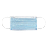 Adenna® Earloop 3-Ply Face Mask, 4-Fold, Blue, 50/Box, 10 bxs/Case (HOSFEL110B) Case of 500