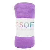 Arkwright Home® Cozy Soft Polar Fleece Throw 50x60 Purple, 12/Case (FLC-PLR-5060-PU-CS) Case of 12