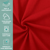 Arkwright Home® Cozy Soft Polar Fleece Throw 50x60 Red, 12/Case (FLC-PLR-5060-RD-CS) Case of 12