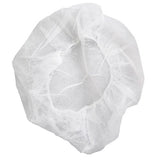High-Tech Conversions Bee-Safe® Polypropylene Bouffant Caps, 100/Bag, 10 Bags/Case, White, 24" (HOSGAH-BP-24-WH) Case of 1000