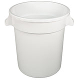Impact® Gator® Trash Container, 10 Gallon, 6/Case, White (IMPGC100101) Case of 6