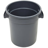 Impact® Gator® Trash Container, 10 Gallon, 6/Case, Gray (IMPGC100103) Case of 6