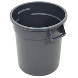 Impact® Gator® Trash Container, 10 Gallon, 6/Case, Gray (IMPGC100103) Case of 6