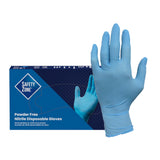 Safety Zone® Nitrile Powder Free 3 mil Industrial Grade Gloves, Blue, Lrg, Case of 1000 (SZNGL-N103FL) Case of 1000
