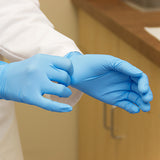 Safety Zone® Nitrile Powder Free 5.5 mil Exam Gloves, Blue, XS, Case of 1000 (SZNGL-N106FXS) Case of 1000