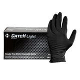 Safety Zone® Nitrile Powder Free 6 mil Gloves, Black, 2XL, Box of 100 (SZNGL-NT106BKFXX) Box of 100