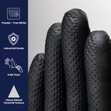 Safety Zone® Nitrile Powder Free 9 mil Pyramid Grip® Gloves, Black, XL, Box of 100 (SZNGL-NT107BKFX) Box of 100