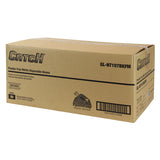 Safety Zone® Nitrile Powder Free 9 mil Pyramid Grip® Gloves Black Med, Box of 100 (SZNGL-NT107BKFM) Box of 100