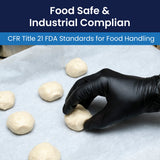 Safety Zone® Synthetic Vinyl Powder Free 4.5 mil Gloves, Black, XL, Case of 1000 (SZNGL-VN104BKFX) Case of 1000