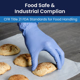 Safety Zone® Synthetic Vinyl Powder Free 4.5 mil Gloves Blue-Violet XL, Case of 1000 (SZNGL-VN104VBFX) Case of 1000