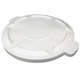Impact® Gator® Trash Container Lid, 32 Gallon, 5/Case, White (IMPGL320201) Case of 5