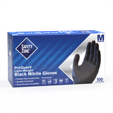 Safety Zone® Nitrile Powder Free 6 mil Exam Gloves, Black, Med, Case of 1000 (SZNGNPR-MD-1-K) Case of 1000