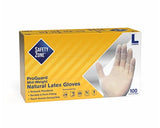 Safety Zone® Latex Powdered Industrial 5 mil Gloves, Natural, Lrg, Case of 1000 (SZNGRDRLG1TCT) Case of 1000