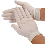 Safety Zone® Latex Powdered Industrial 5 mil Gloves, Natural, Med, Case of 1000 (SZNGRDR-MD-1-T) Case of 1000