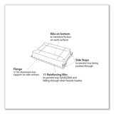 Gratnells F1 Shallow Trays for Gratnells Storage Frames and Trolleys, 1 Section, 1.85 gal, 12.28" x 16.81" x 3.25", Light Gray, 8/Pack (GTSFS0119P8) Each