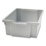 Gratnells Callero MakerHub Trolley Set 01, Metal, (2) Magnetic Whiteboards, (4) F2 Deep Bins, 27.4" x 17.3" x 56.3", Silver/Light Gray (GTSMST054419) Each