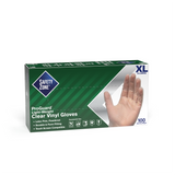 Safety Zone® Vinyl Powdered 2.5 mil Gloves, Clear, XL, Case of 1000 (SZNGVDR-XL-HH) Case of 1000