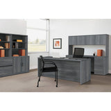 HON Return, Right Pedestal, F/F, 42"x24"x29-1/2" , Sterling Ash (HON105907RLS1) Each