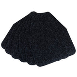 Hospeco® Health Gards® Premium Urinal Mat, 17"x20.25", Black, 6/Pack (HOSHS-OR1001-BL) Pack of 6