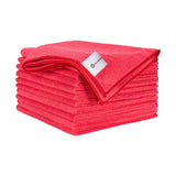 Microfiber Cloth 16X16 Red Box of 24