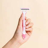 Pink/White Disposable Triple Blade Razors Box of 144