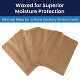 Hospeco® Health Gards® Menstrual Care Receptacle Liners, Brown, 7.5x10.5x3, 500/Case (HOSKL) Case of 500