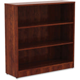Lorell 3-Shelf Bookcase, 36" x 12" x 36", Cherry (LLR99782) Each