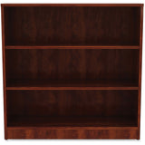 Lorell 3-Shelf Bookcase, 36" x 12" x 36", Cherry (LLR99782) Each