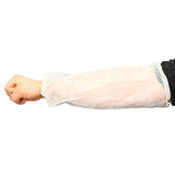 Safety Zone® PolyLite® Polypropylene Sleeves w/ Elastic Ends, 18", White, 100/Bag, 2 Bags/Case (SZNM2400) Case of 100 Pairs